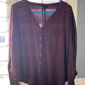 Urban outfitters stripped blouse